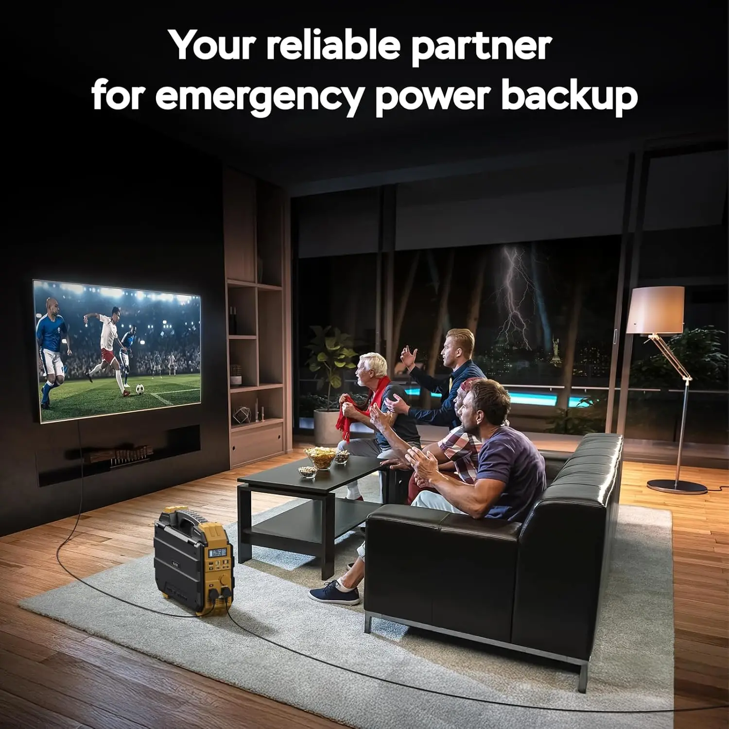 

Portable Power Station 1600W with Built-in Solar Panel 1024Wh LiFePO4 Battery 100W USB-C Fast Charge Customizable Energy Solutio