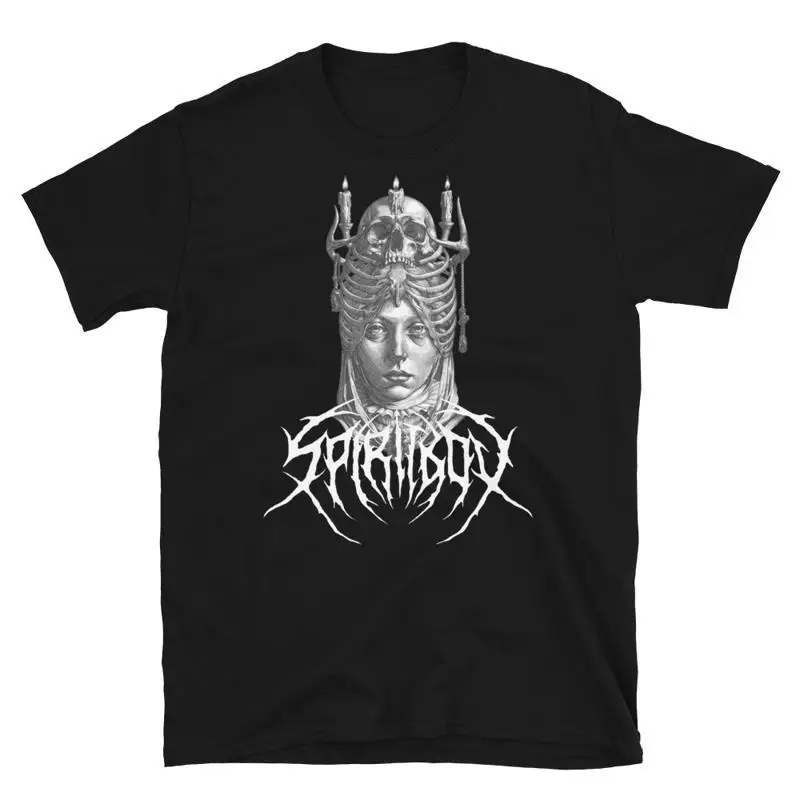 Spirit Box, T-shirt Death Metal, Death Core, Merch, 100% Cotton Black New Shirt