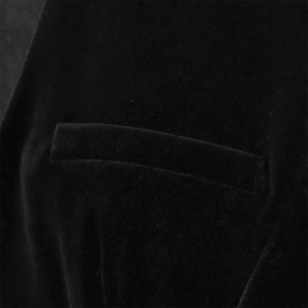 Nuovo prodotto invernale 2025: tuta da donna corta dimagrante a maniche lunghe con spalline in velluto piatto con scollo a V