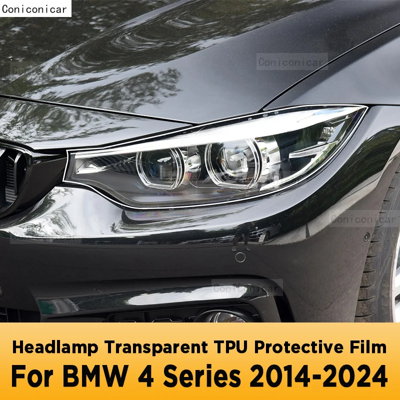 

Для BMW 4-й серии F32 F33 F36 G22 G23 G26 внешняя фара автомобиля против царапин передняя лампа прозрачная защитная пленка из ТПУ