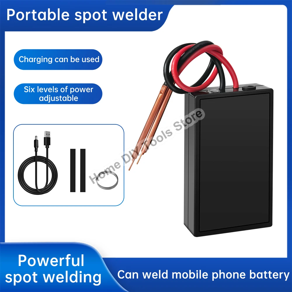 

DIY Storage Mini Touch Welder 5V 6 Speed Adjustable 18650 Li-ion Battery Spot Welding Toolkit Home Energy Small Portable Handhel