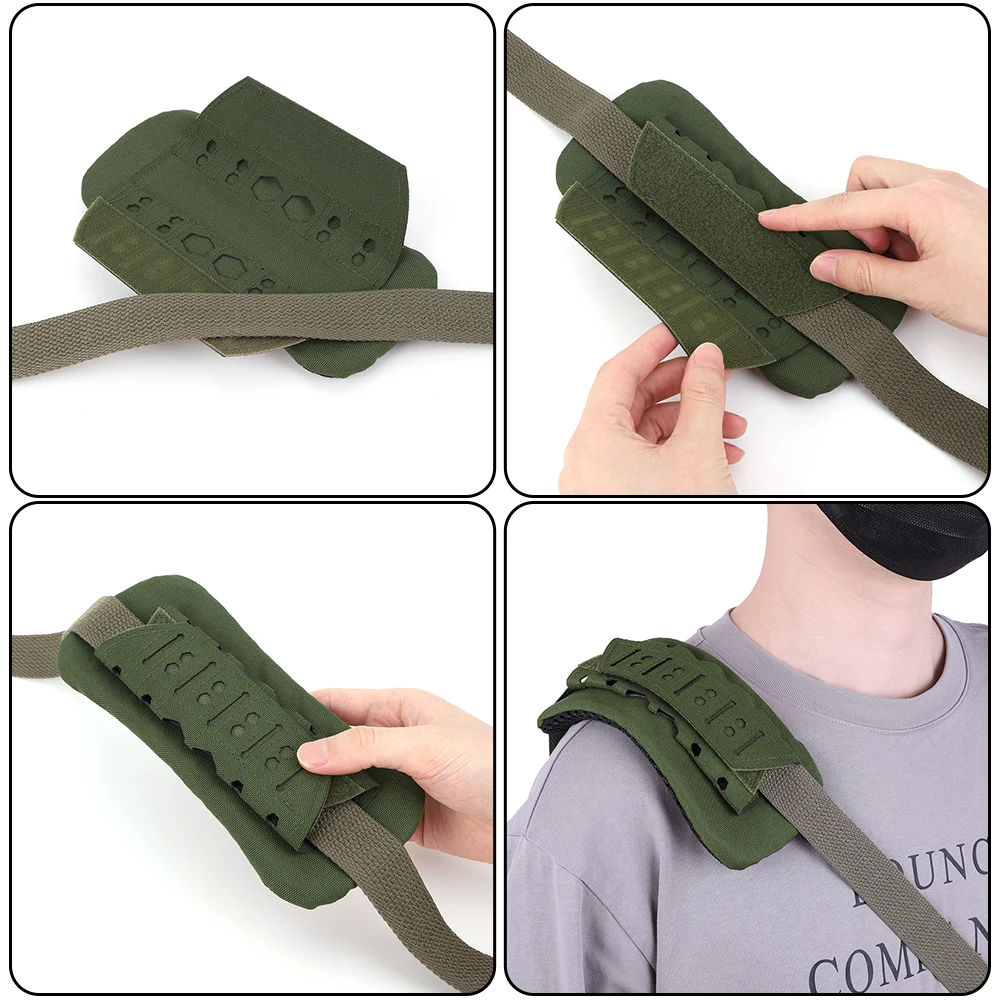 Tactical Vest Shoulder Pad Mesh Shoulder Cushion Pad  Cutting Backpack Shoulder Pad Breathable for Backpack Vest