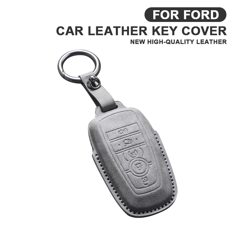 

5 Buttons TPU Car Key Holder For Ford Raptor BRONCO F150 F250 F350 Smart Remote Keyless Skin Cover Shell Case Holder Accessories