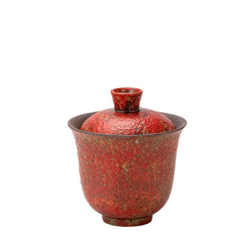

Manshan Hong Jun Gong Cup Old Rock Clay Covered Bowl Can Be Suspended Without Getting Hot Tea Brewing Bowl Ceramic Kung Fu Tea S