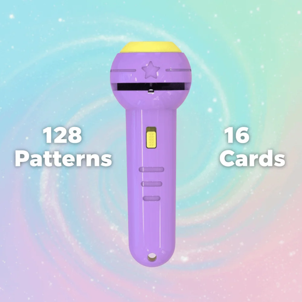 128 Patterns Children Projector Flashlight Early Education 16 Cards Flashlight Projector Multiple colors Animal Pattern