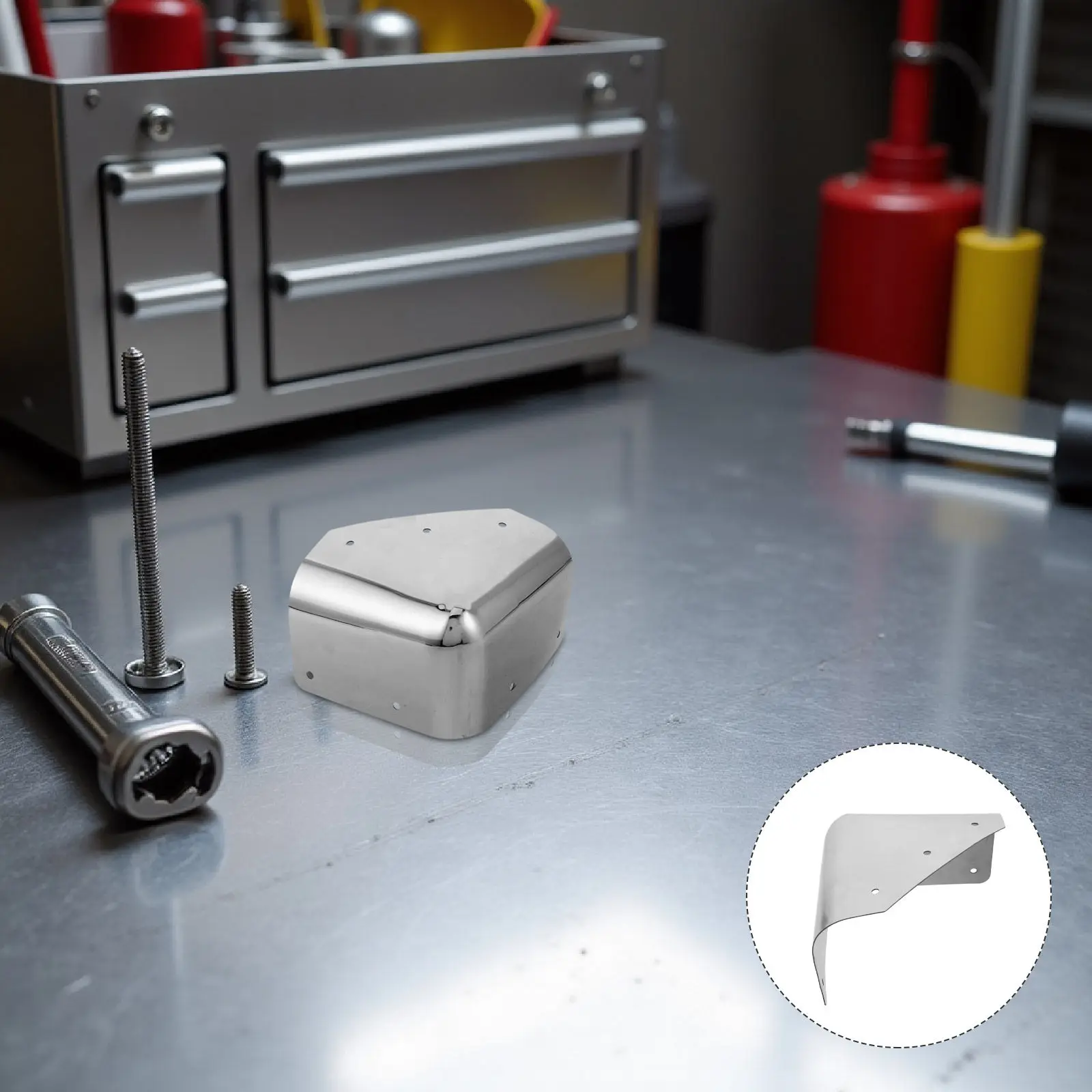 

Heavy Duty Stainless Steel Cold Storage Truck Edge Shield Cargo Trailer Corner Protector Flatbed Truck Bed