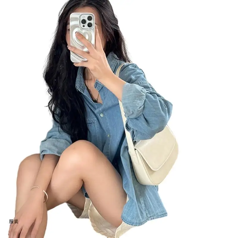 D0UD Stylish Retro Coin Phone Shoulder Bag Convenient & Compact PU Handbag Fashionable Vintage Small Crossbody Bag for Women
