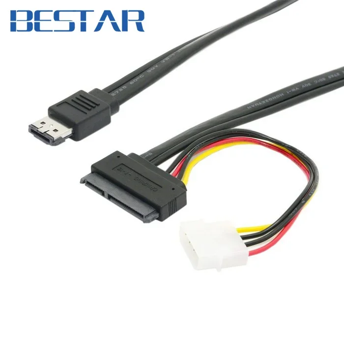 

50 см ESATAp Power ESATA Combo к SATA 22-контактному и IDE 4-контактному кабелю 5 В 12 В для кабеля передачи данных жесткого диска 3,5 дюйма 2,5 дюйма