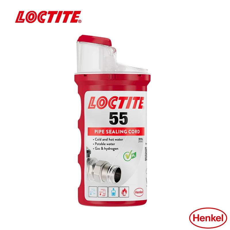 Henkel Loctite55Pipeline magic rope pipeline sealant Drinking water pipe gas gas Natural gas pipeline raw material belt 50m/160m
