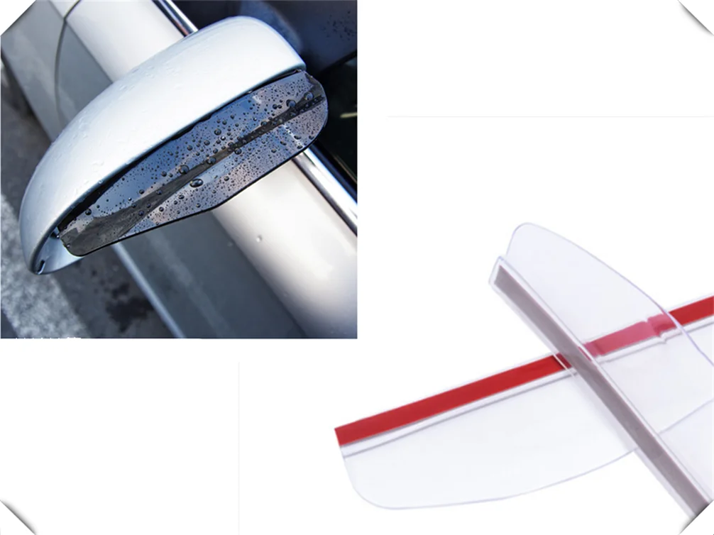 2pcs universal Rearview mirror rain shield for Kia Carens SOLARIS Verna IX25 CUB Ray K2 Naimo Provo K9 Cross