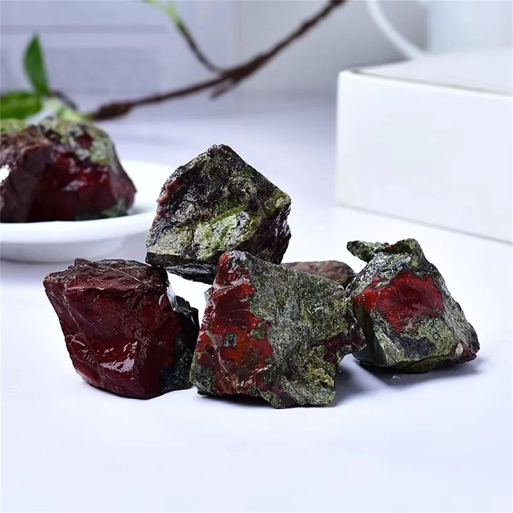 Natural High Quality Dragon Bloodstone Raw Rough Mineral Specimens Energy Healing Reiki Home Stone   Room Decoration