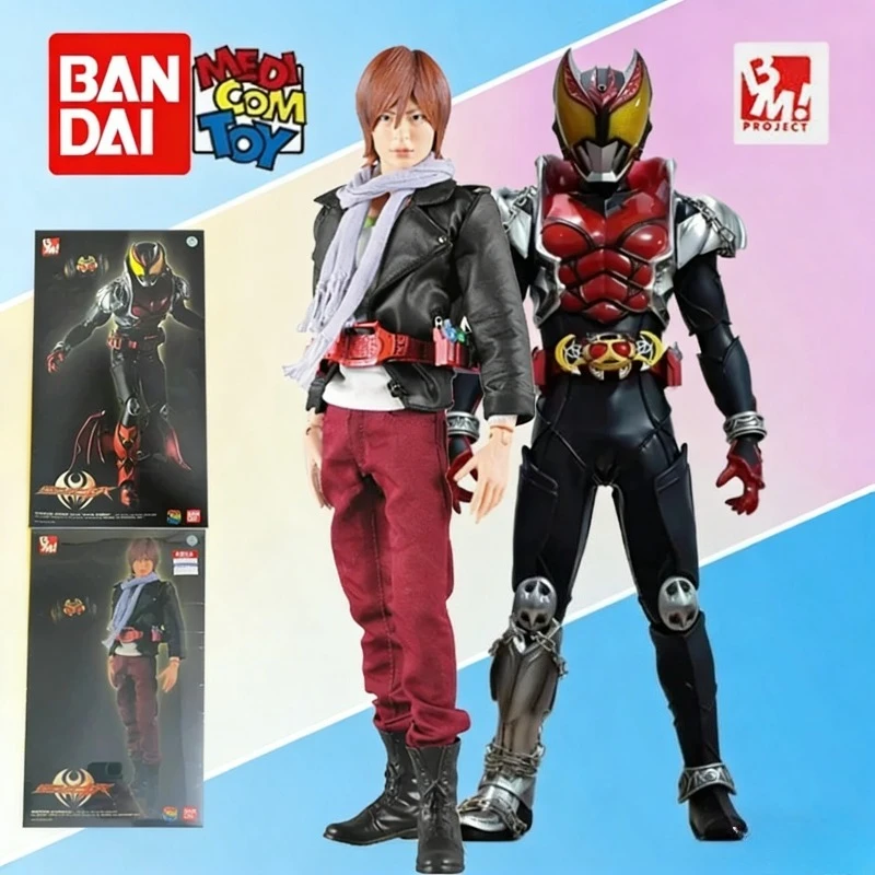 

BANDAI × MEDICOM TOY Оригинальный проект BM! Коллекционные фигурки RAH Kamen Rider Kiva и Red Fayre