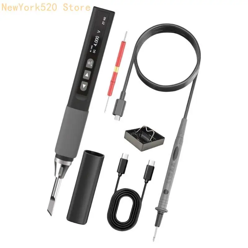 N84C Tanpa kabel Tanpa kabel besi USB Mengisi portabel Cordless Solder Alat Perbaikan Besi yang Dapat Disesuaikan ℃