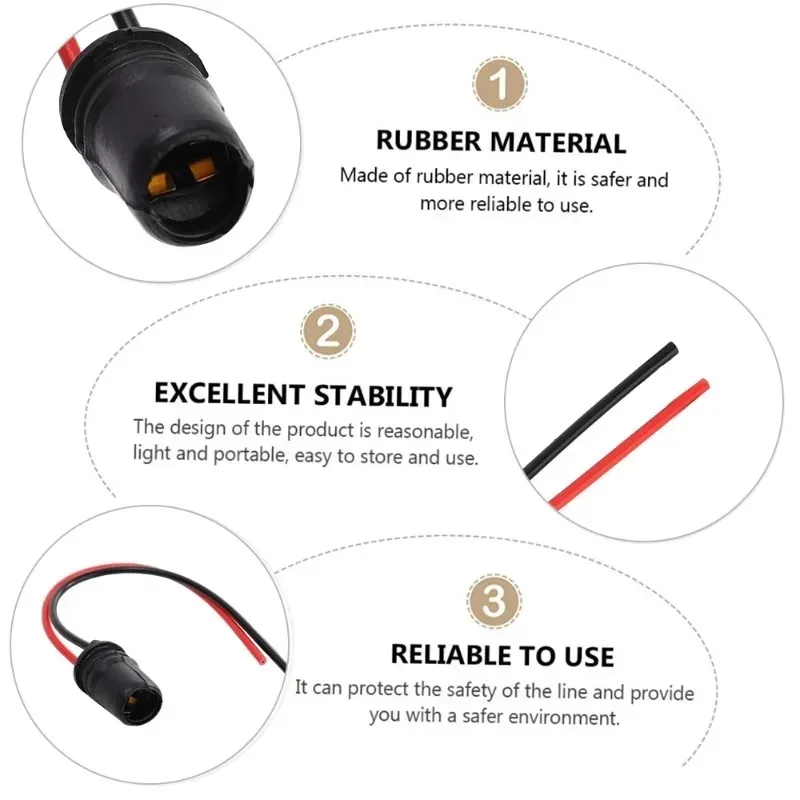 4-30PCS T10 W5W Car LED Lamp Bulb Base Holder Replacement Cars Lights Wedge Lights Bulb Socket Connector Holder Extension Parts