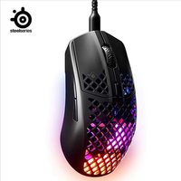 SteelSeries Aerox 3 Wired Gaming Mouse 8500 CPI TrueMove Core Optical Sensor Ultra-lightweight Water Resistant Design RGB Light