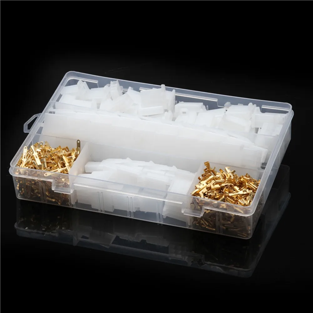 580pcs Crimp Terminal Wire Connector Kit Pin Count 2 3 4 6 9 Pin Header Connector Electrical Connector Assortment For Motorcycle