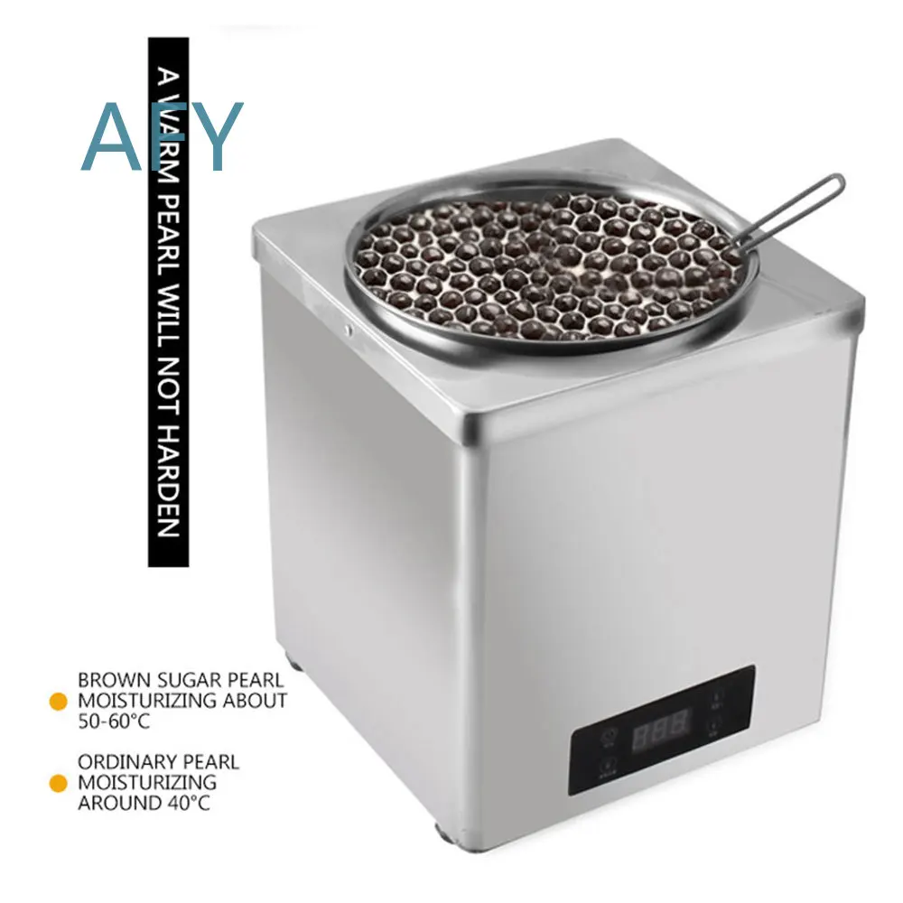 7L Pearl Cooker for MultiCooker for Tapioca Boiling Machine Insulation Pot for Milk Tea Stainless Steel Warm Soup Pot