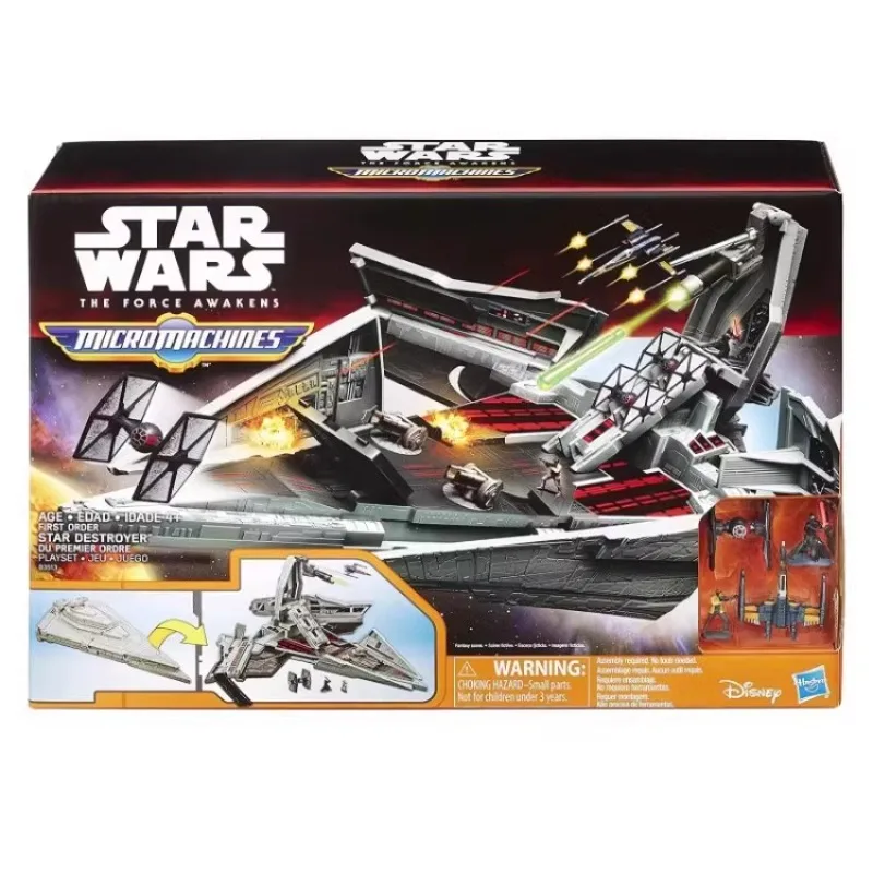 

Hasbro Star Wars The Force Awakens Series Imperial Star Destroyer Fighter Model Is A Moving Hand Model Desktop Case Display