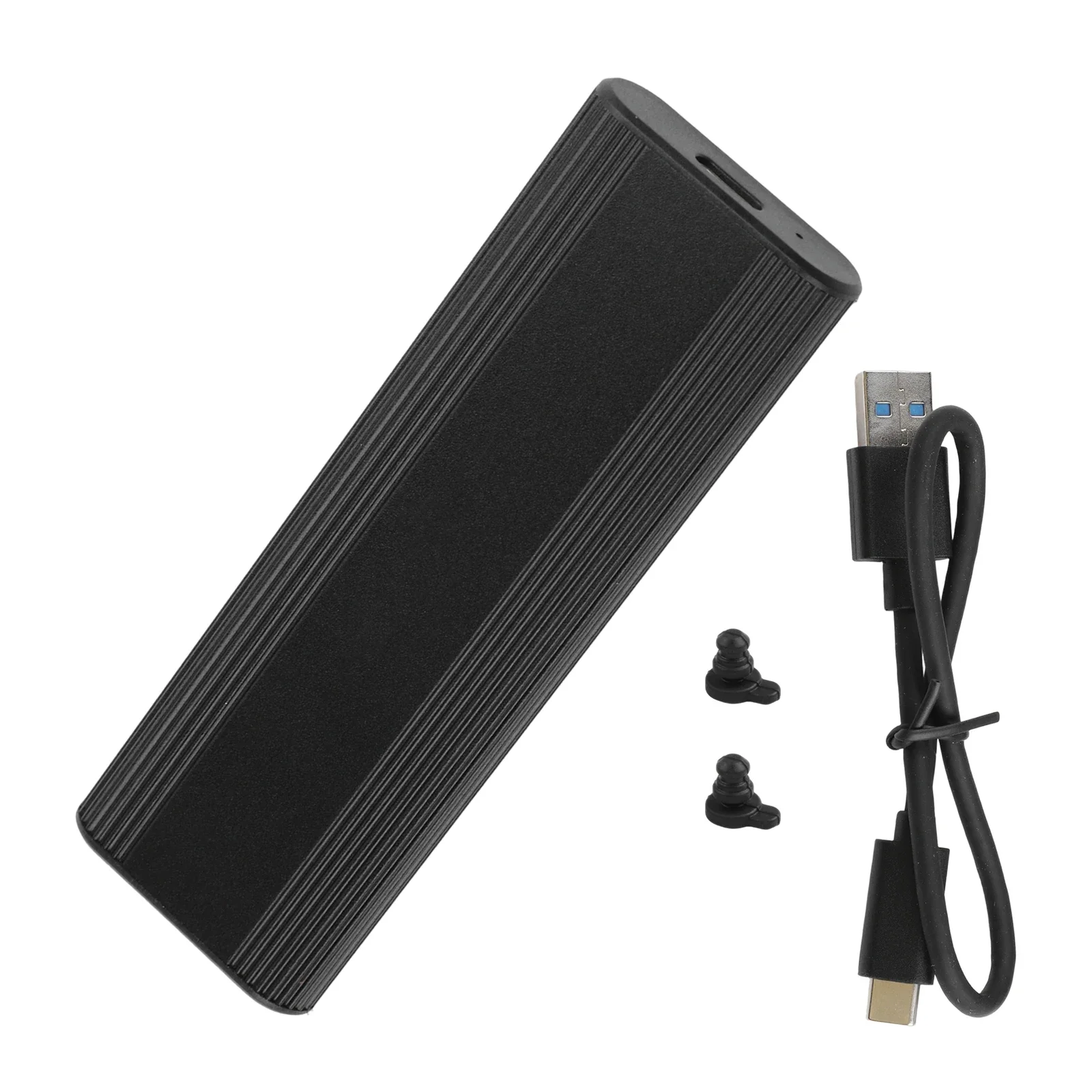 NVMe M.2 SSD Enclosure with Dual Protocol Support for NVMe and SSDs USB 3.2 Gen 2x2 20Gbps Aluminum External Drive Box