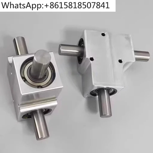 

Small Speed Ratio 1:1 Single/Dual Output Shaft Diameter 15mm 90 Degree Commutator Corner Spiral Bevel Gear Box