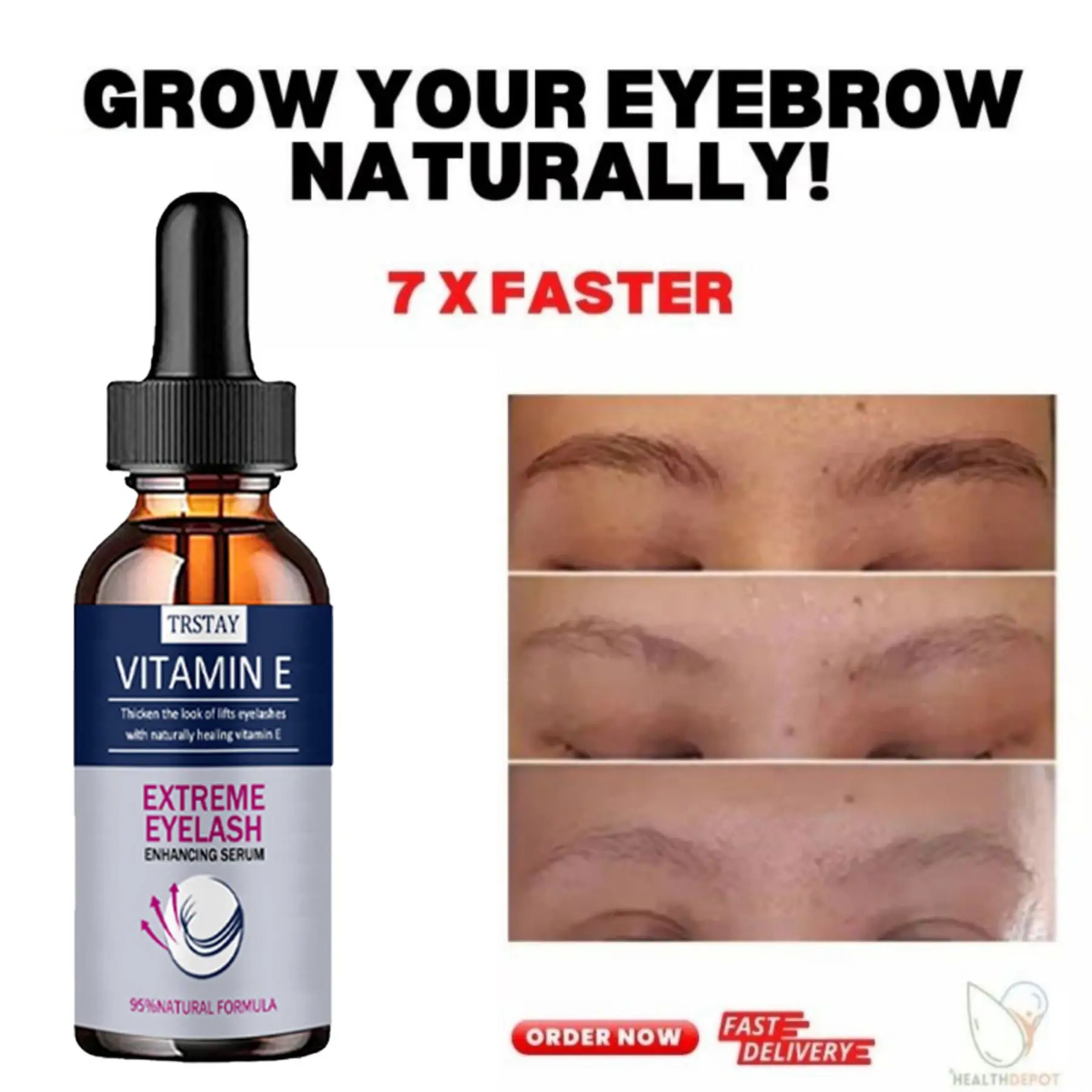 Wenkbrauw Fast Grow Serum Wimper Haargroei Anti Haren Verlies Producten Voorkomen Kaalheid Voller Dikker Verlenging Wenkbrauw Make-Up