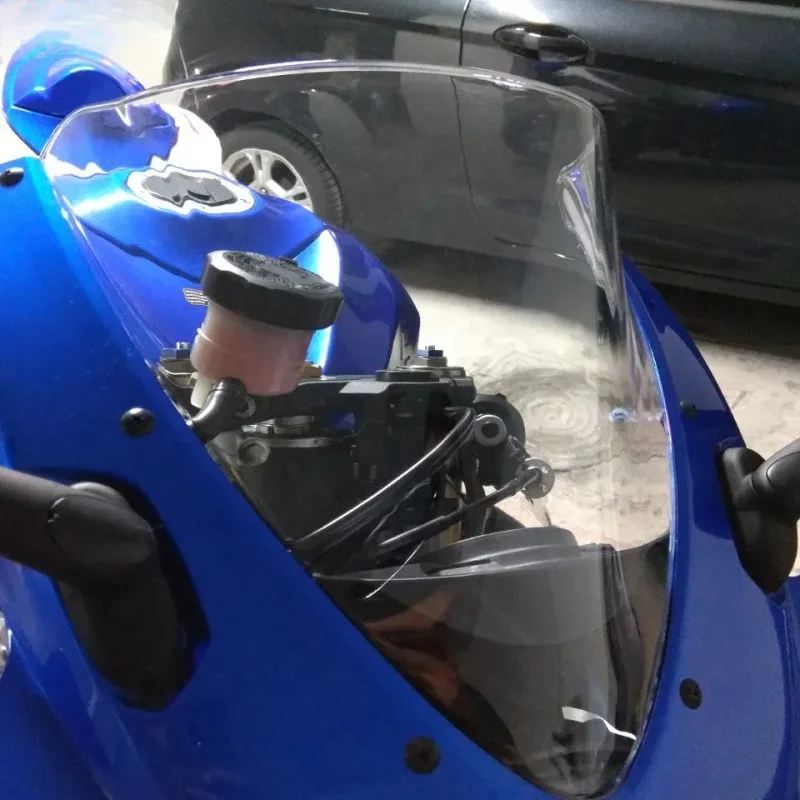 

Двойной пузырь для лобового стекла ПК подходит для Suzuki GSX R GSXR 600 750 GSXR600 GSXR750 2011 2012 2013 2014 2015 2016 2017 K11