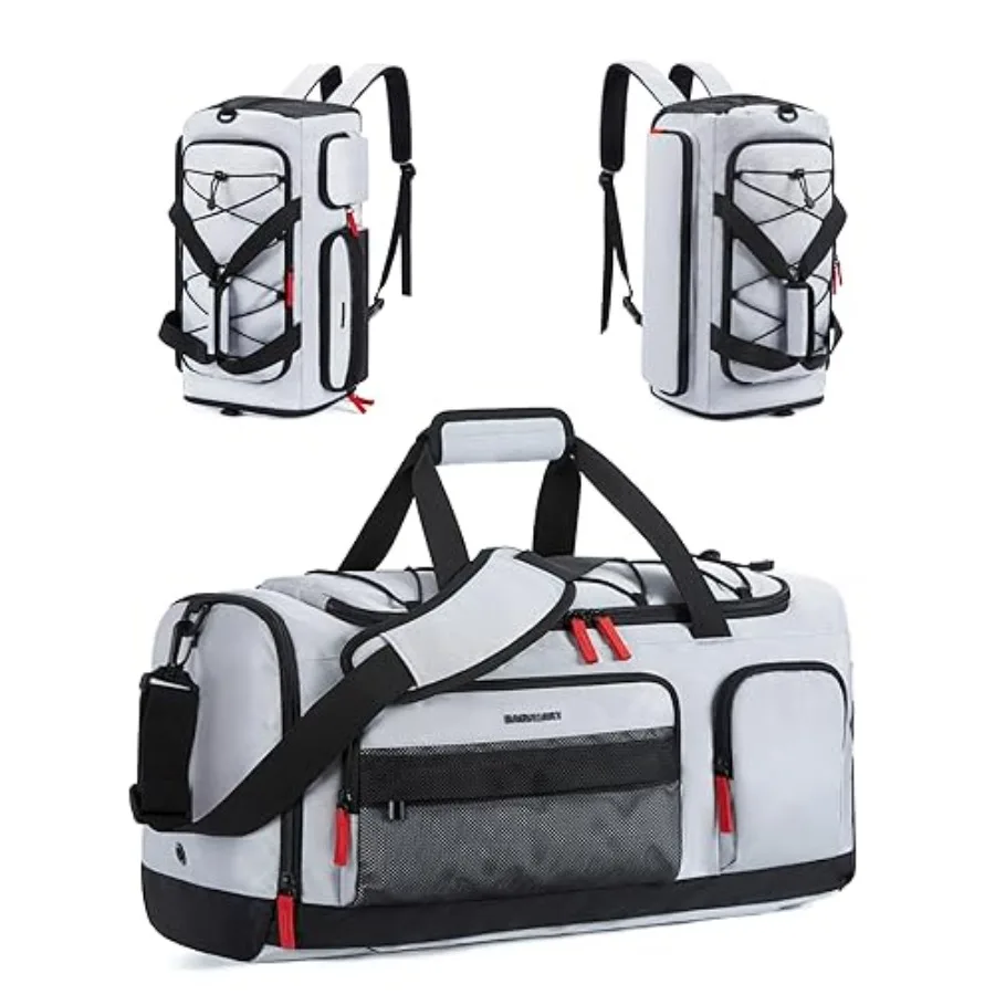 Gym Bag for Men, Athletic Sports Backpack Travel Hiking Duffel 3-In-1 Gym Bag for Travel Clothes and Padded 13.3" Laptop, with"