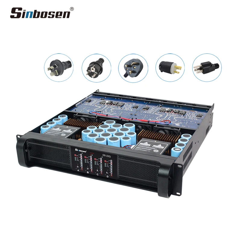 Sinbosen Amplifier Power 5200 Amplifier Board 4 Channels Professional Stage Power Amplifier Machine