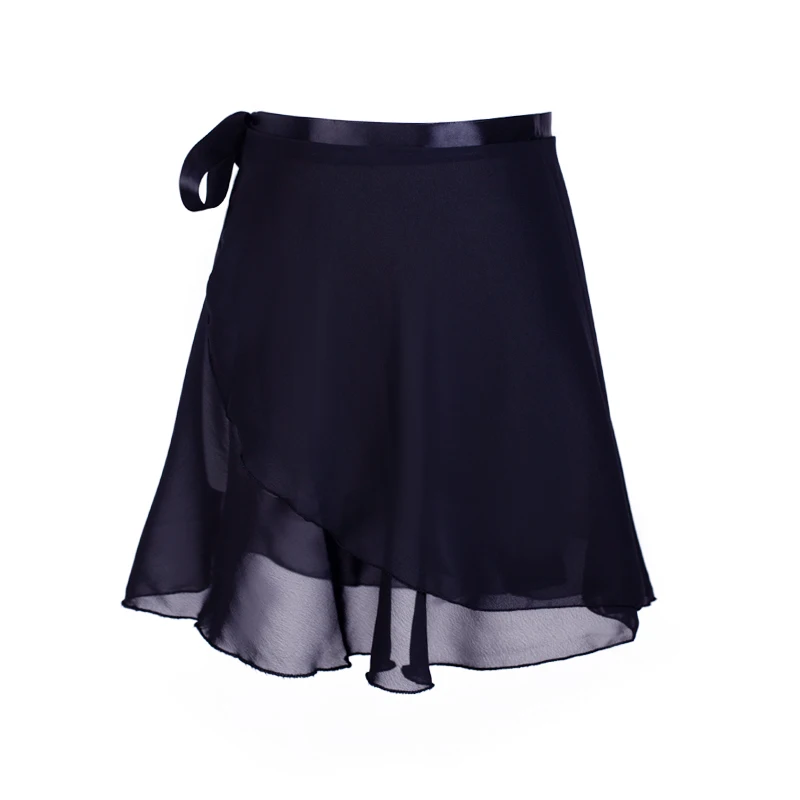 Adult chiffon ballet tutu dance skirt female girls gymnastics wrap skirt training ballet skirts falskirts ballet ballet dance fa