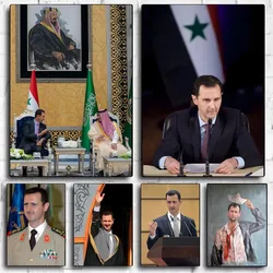 Bashar al-Assad Syrian Poster Fancy Wall Sticker for Living Room Bar Vintage Decorative Painting Middle Bedroom