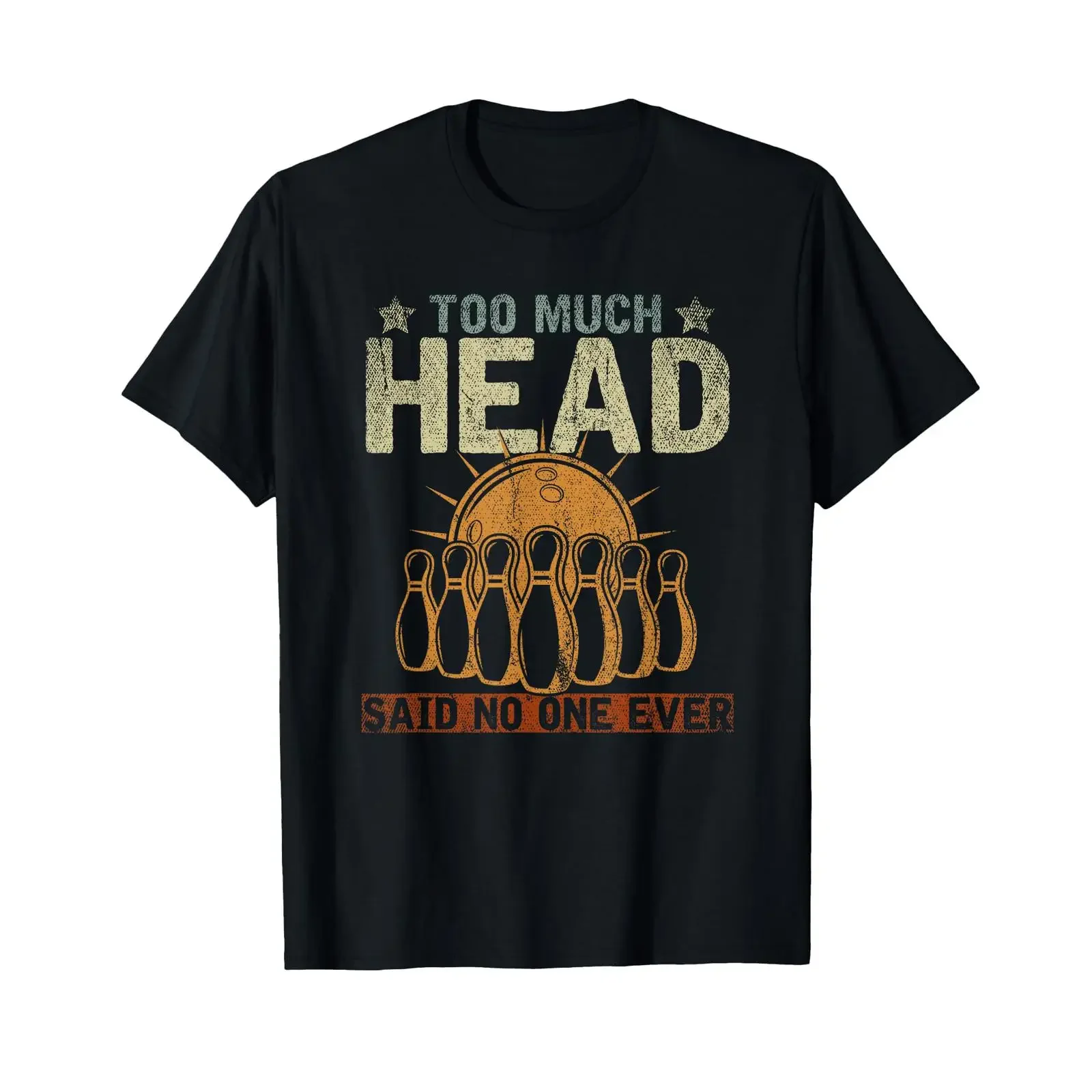 Bowling Alley Sportsman Funny T Shirt vintage Washed Soft Top For Everyday Wear graphic fashion Casual Versatile Stylish