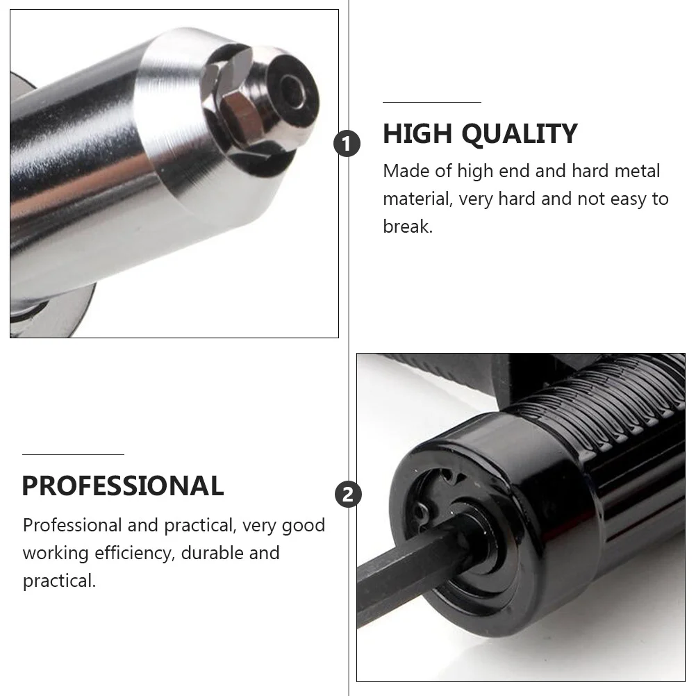 1Set Electric Rivet Shooter Adapter Sturdy Metal Riveting Machine Joint Quick Disassembly Durable Riveter Conversion Connector