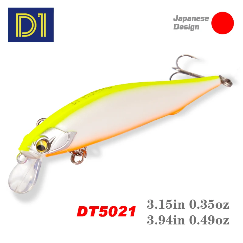 

D1 Jerkbait Minnow Fishing Lure Weighted Sinking Wobblers Artificial Hard Baits 100mm 14g Fishing Tackle For Seabass Tuna DT5021