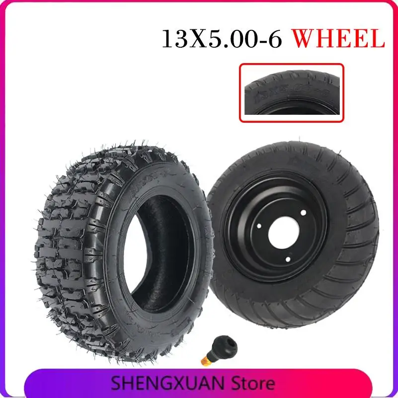 13X5.00-6 inch wheel snow plow wheel butterfly flower tires 13 * 5.00-6 inch beach wheel  Electric Scooter