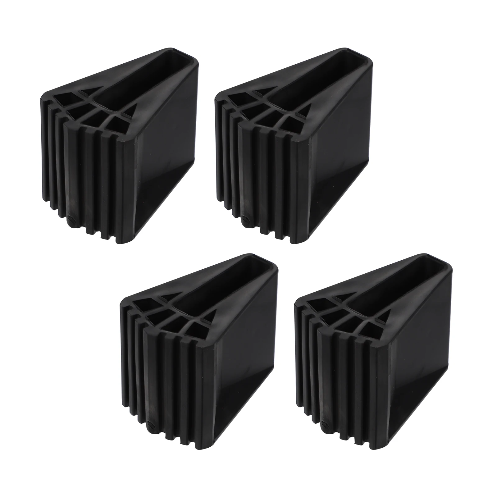 4 Pcs Non slip Ladder Feet Covers Durable Plastic Thick Sound Insulation Floor Protection Stable Folding Protector Pads