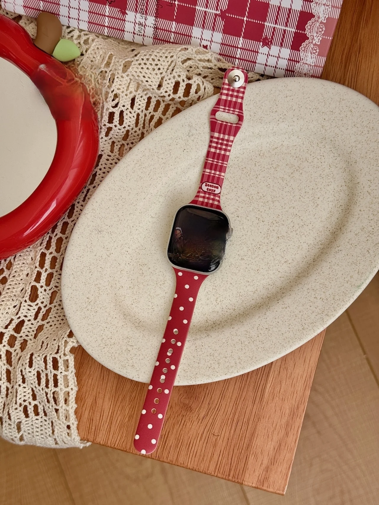 Soft Colorful Star Pattern Silicone Wristband For Apple Watch Ultra SE 11 10 9 8 7 Cute Dopamine Casual Daily Lovely Girls Strap