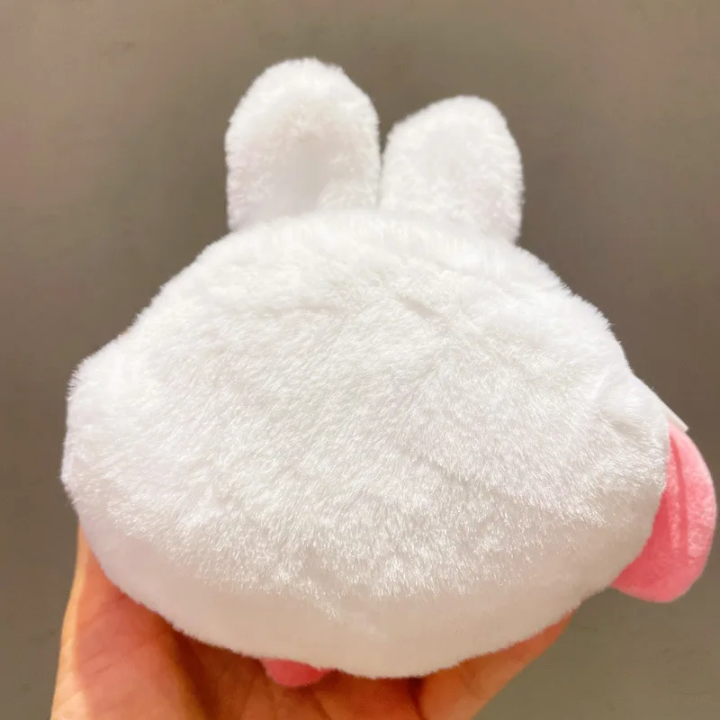 Sanrio-Llavero de peluche de dibujos animados para niños, juguetes de peluche, Cinnamoroll, Kuromi, My Melody, lindo Anime, colgante, monedero de peluche, regalo