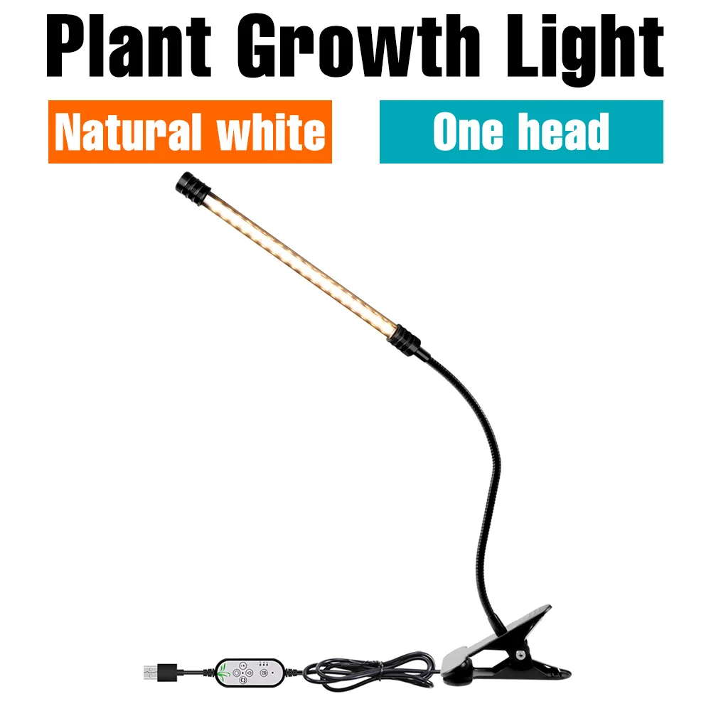 Led Full Spectrum Lamp Hydroponic Phytolamp Voor Planten Usb Plant Grow Light Kas Fyto Lamp Voor Zaailingen Bloemenkweektent