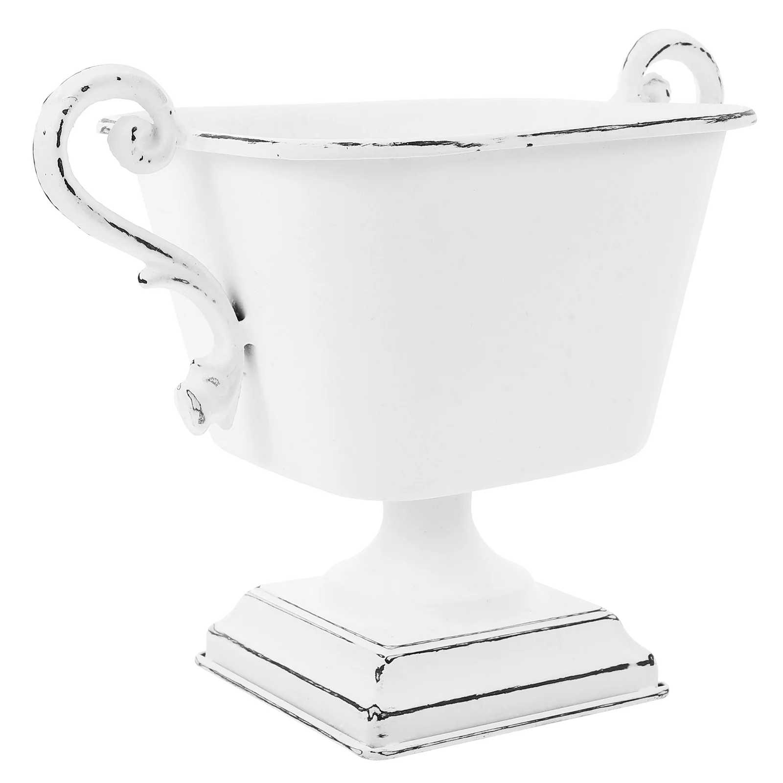 

Vintage Metal Flower Vase European Style Wedding Table Centerpiece Decorative Planter Creative Design for Party Decor