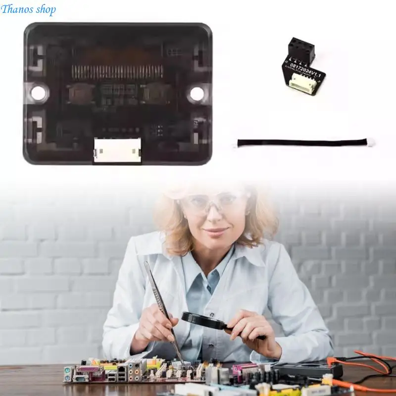 LED Display Module For Argon V5 Case 128X64 Resolution LED Display Module X37A