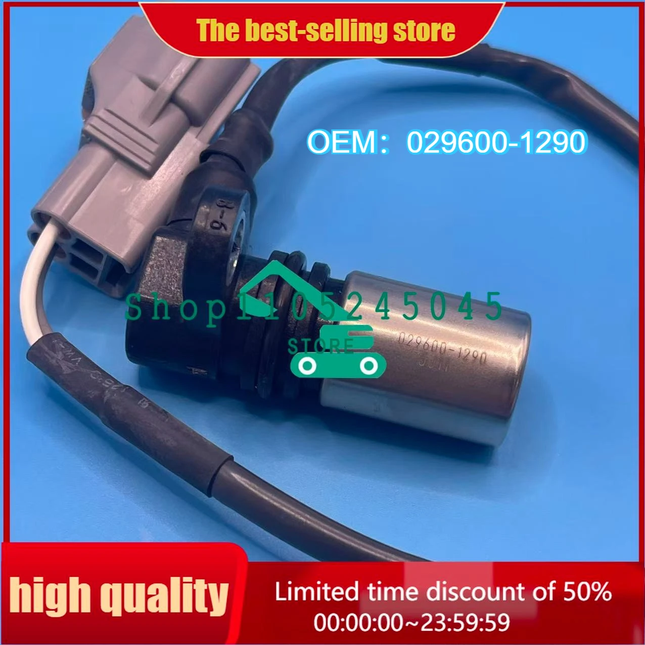 

Датчик коленчатого вала двигателя подходит для экскаватора HINO 4HK1 6HK1 Hitachi ZAX200 ZAX240 ZAX270 8-97306113-1 8973061131 029600-1290