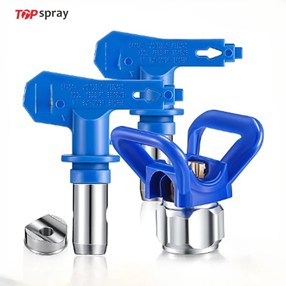 

3 Pcs Blue Airless Paint Spray Gun Sprayer Tip Guard Nozzle Seat Replacement for Airless Spray Paint Nozzle