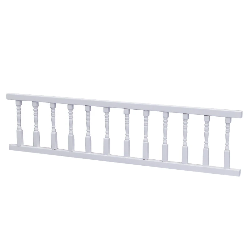 Mini Dollhouse Handrail Mini Simulation Wooden Handrail Furniture For 1:12 Doll House Accessory