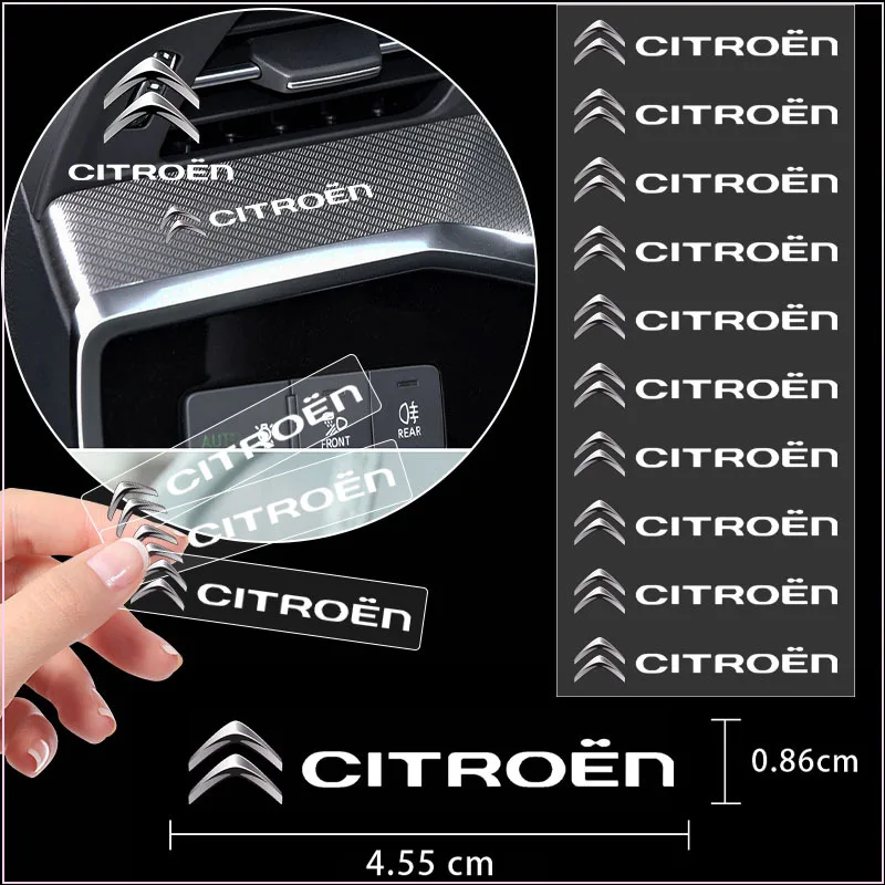Car Interior Random Stickers Car Steering Wheel Decals for Citroen DS6 Berlingo Xsara C2 C4 C5 X7 C8 DS3 DS4 DS5LS Car Stickers