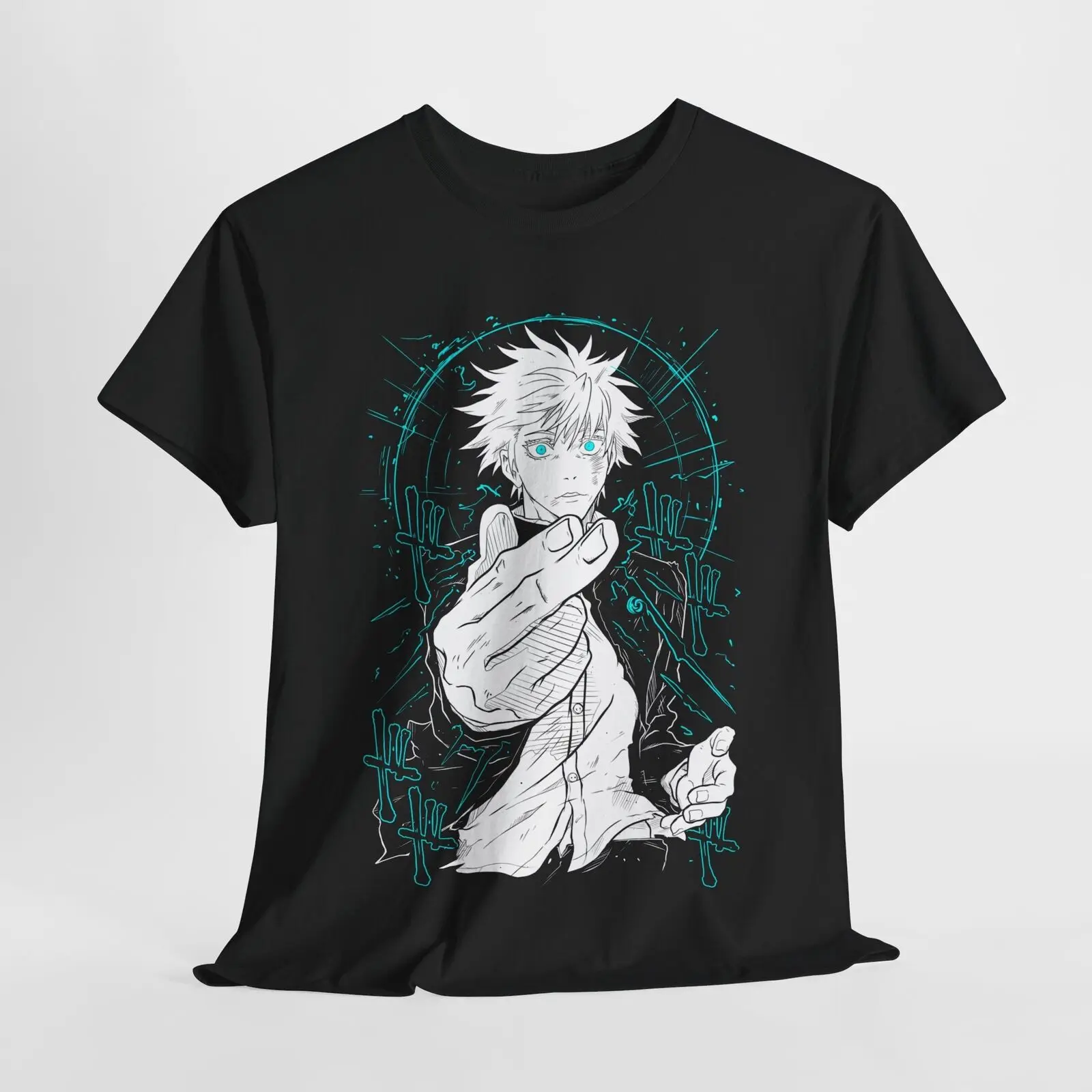 

Gojo Satoru Jujutsu Kaisen T-Shirt Sukuna Anime Japanese Tee Shirt Manga JJK