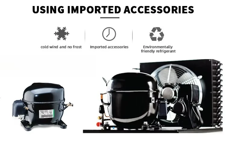 304 Stainless Steel Commercial Refrigerator Upright Chiller -16~22 Degree Commercial Freezers Kitchen Refrigerators