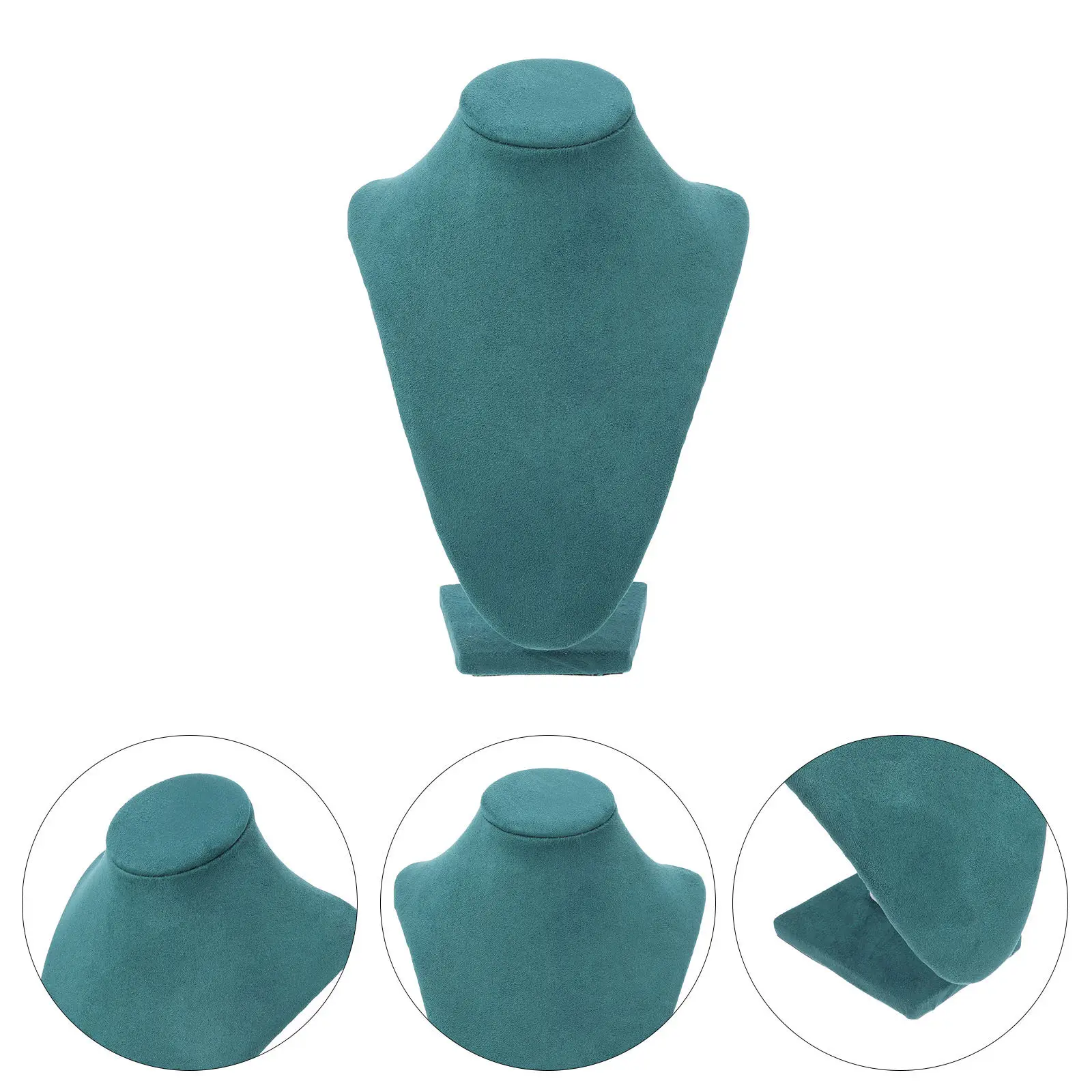 

-Style Necklace Display Stand 25Cm Elegant Jewelry Bust Holder for Retail Store Trade Show Photography Home Display