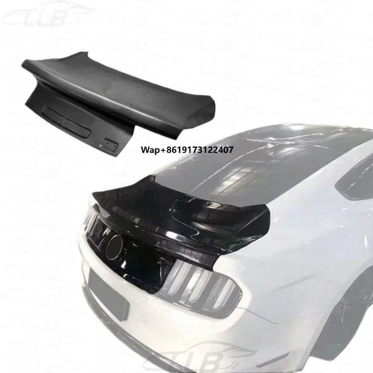 

New for OEM Original High Quality Carbon Fiber Trunk Cover with Clips Bolt-On Installation for Retrofit/Upgrade