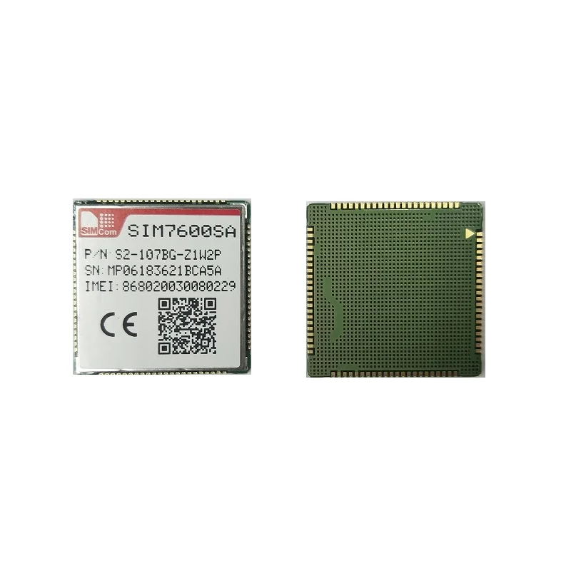 Merrillchip Cellular EDGE, GPRS, HSPA+, LTE, WCDMA Transceiver Module 850MHz, 900MHz, 1.8GHz, 1.9GHz Antenna SIM7600SA SIM7600