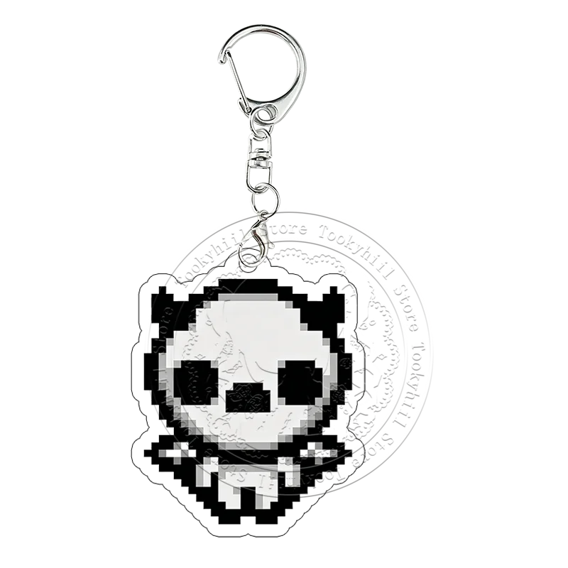 Pixel The Binding of Isaac Acryl-Schlüsselanhänger Book of Belial Samson Cain Taschenanhänger Cartoon-Spiel-Sammlung Cosplay-Schlüsselring – Detail 4